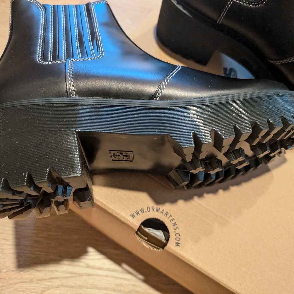 Dr. Martens Black Ankle Boots - Picture 6 of 7